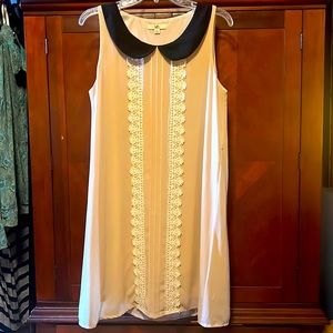 YA Los Angeles L DRESSY SILK BABYDOLL DRESS WITH POLYESTER LINING